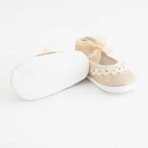 Krajkové capačky New Baby hnedé Veľkosť: 3-6 m