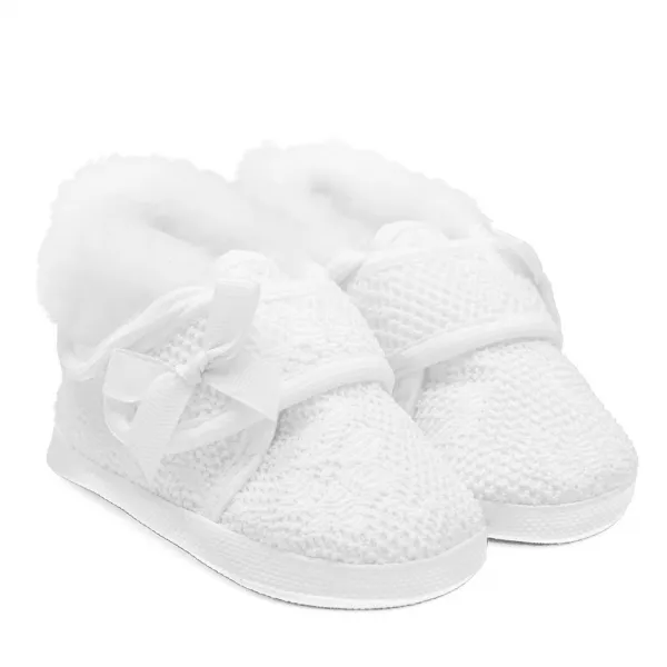 Dojčenské zimné capačky ku krstu New Baby 0-3 m dievča Veľkosť: 3-6 m