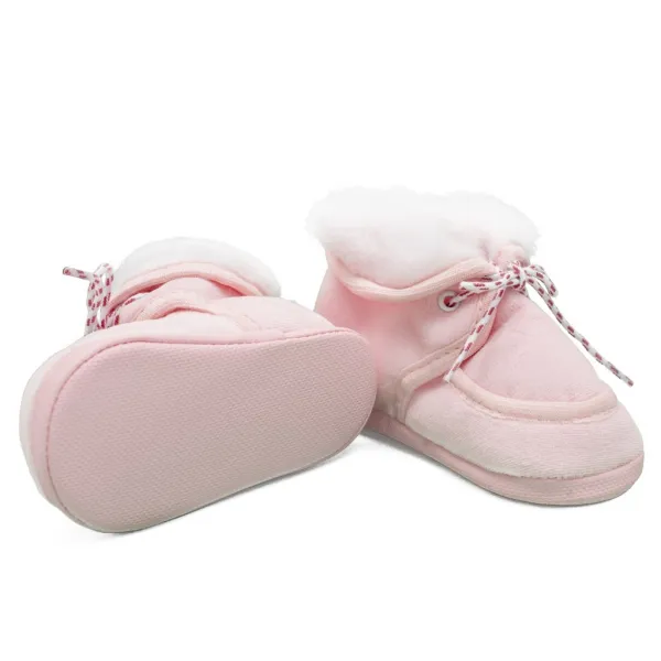 Dojčenské zimné capačky New Baby ružové 0-3 m Veľkosť: 3-6 m