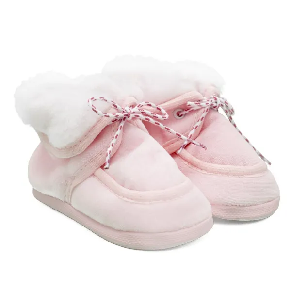 Dojčenské zimné capačky New Baby ružové 0-3 m Veľkosť: 3-6 m