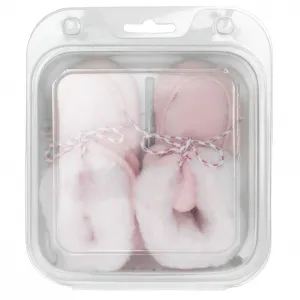 Dojčenské zimné capačky New Baby ružové 0-3 m Veľkosť: 3-6 m