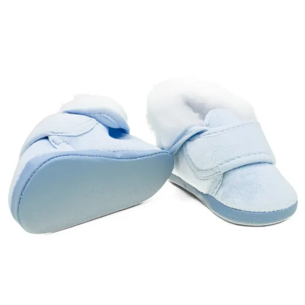 Dojčenské zimné capačky New Baby modré 0-3 m Veľkosť: 0-3 m
