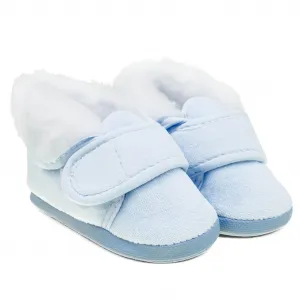 Dojčenské zimné capačky New Baby modré 0-3 m Veľkosť: 0-3 m