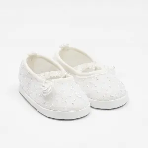 Dojčenské krajkové baletky capačky New Baby béžová Veľkosť: 12-18 m