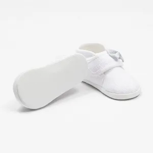 Dojčenské capačky s mašličkou New Baby biela Veľkosť: 12-18 m