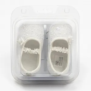 Dojčenské krajkové baletky capačky New Baby béžová Veľkosť: 12-18 m