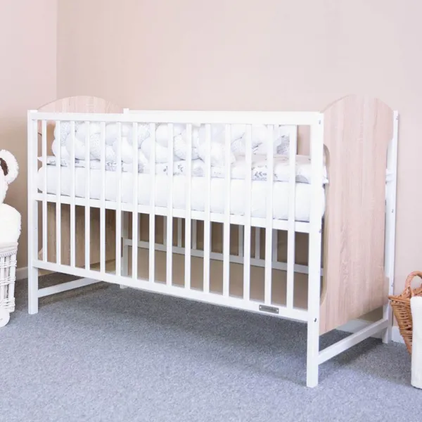Detská postieľka New Baby MIA štandard dub