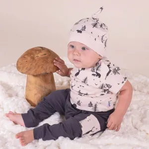 Dojčenská bavlnená čiapočka Nicol Bambi 68 (4-6m)