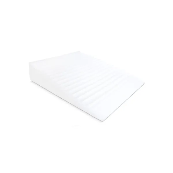 Dojčenský vankúš - klin Sensillo biely Luxe s aloe vera 30x37 cm do kočíka