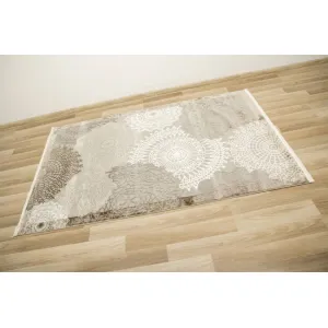 Koberec Oriental 4475 grey / vizon rozety