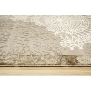 Koberec Oriental 4475 grey / vizon rozety