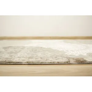 Koberec Oriental 4475 grey / vizon rozety