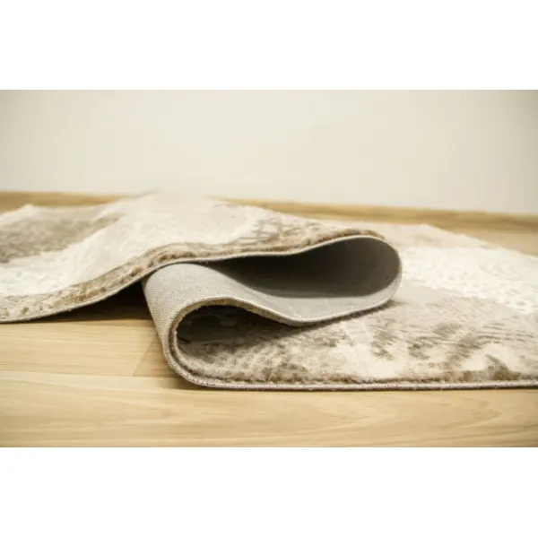 Koberec Oriental 4475 grey / vizon rozety