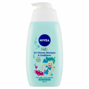 Nivea Kids Magic Apple Scent detský sprchovací gél, šampón a kondicionér 3 v 1 500 ml