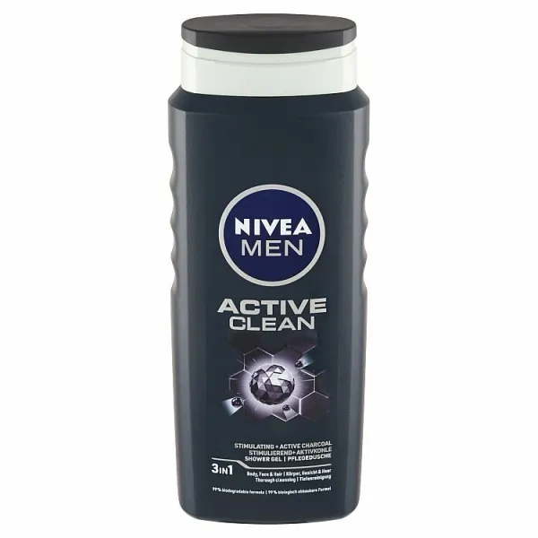 Nivea Men Active Clean sprchovací gél 500 ml