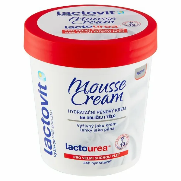 Lactovit Lactourea¹⁰ Mousse Cream hydratačný penový krém 250 ml