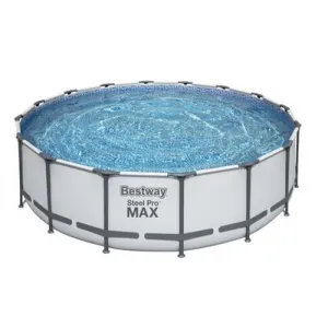 Bazén Bestway® Steel Pro MAX, 5612Z, kartušová filtrácia, rebrík, plachta, 488x122 cm