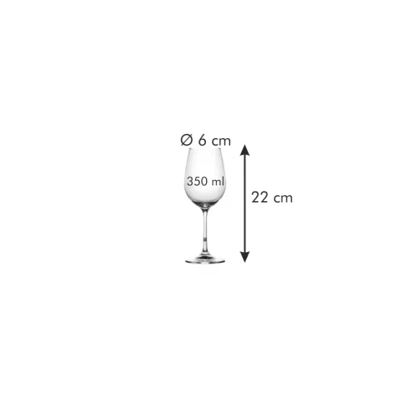 Poháre na víno UNO VINO 350ml 6 ks