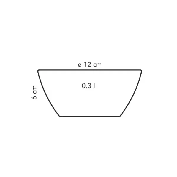 Miska porcelánová CREMA 12cm