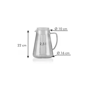 Džbán TEO s lúhovaním a chladením 2,5l zelený