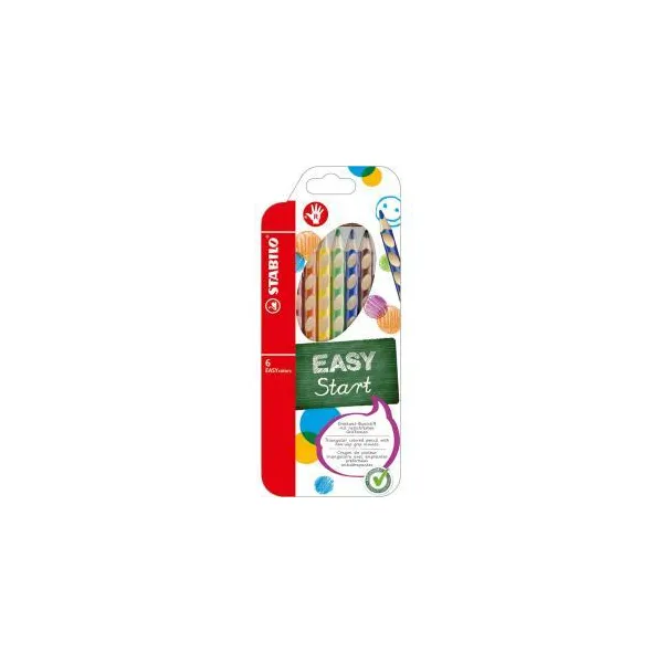 Drevené pastelky EASYcolors P 6sada