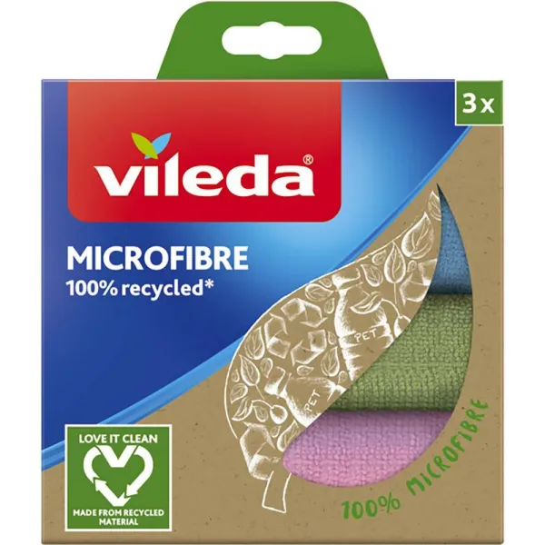 Vileda Mikrohandrička z recyklovaných vlákien 3 ks