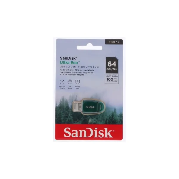 SanDisk Ultra Eco USB Flash Drive USB 3.2 Gen 1 64 GB 85235110