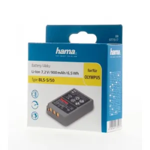 Hama fotoakumulátor typ Olympus BLS-50, Li-Ion 7,2 V/900 mAh 85076000