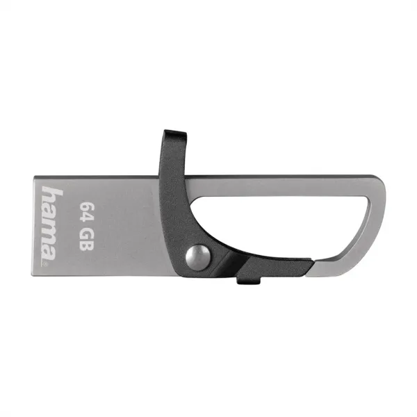 Hama flashPen "Hook-Style"  64 GB 15MB/s, šedý 85235110