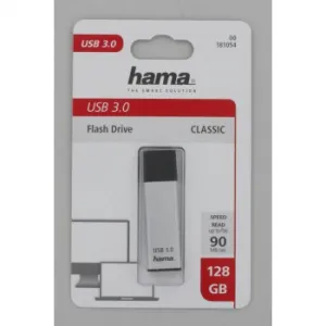 Hama FlashPen Classic, USB 3.0, 128 GB, 40 MB/s, strieborný 85235110
