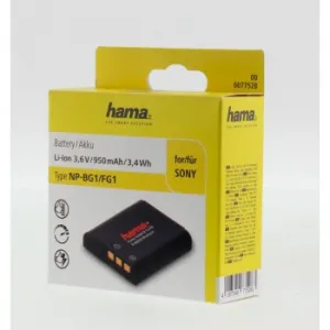 Hama fotoakumulátor typ Sony NP-BG1, Li-Ion 3,6 V/950 mAh 85076000