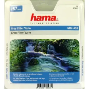 Hama vario šedý Neutral Density Filter, ND2-400 Filter, 67 mm 90022000