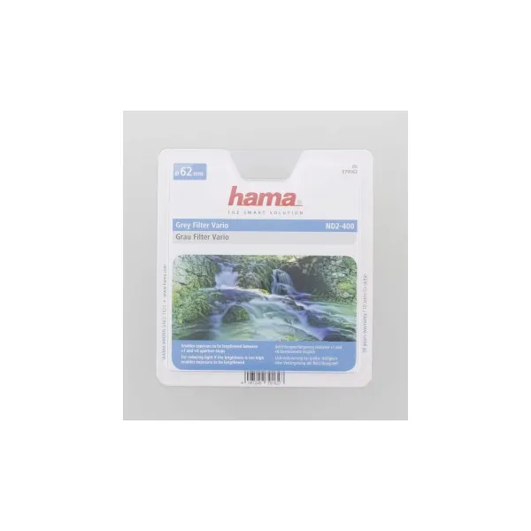 Hama vario šedý Neutral Density Filter, ND2-400 Filter, 62 mm 90022000