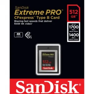 SanDisk Extreme PRO CF expres 512 GB, Type B 85235110