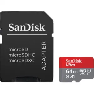Pamäťová karta SanDisk ULTRA ANDROID microSDXC 64 GB 140 MB/s A1 Class 10 UHS-I + ADAPTÉR 047105