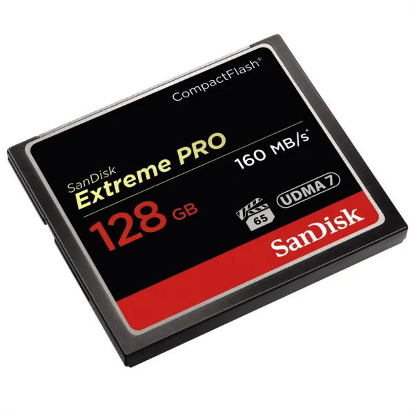 SanDisk Extreme Pro CF 128 GB 160 MB/s VPG 65, UDMA 7 85235110