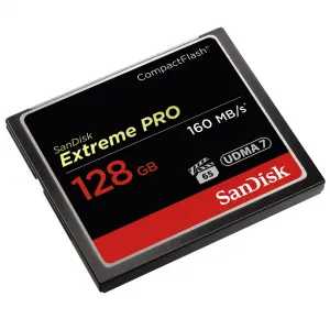 SanDisk Extreme Pro CF 128 GB 160 MB/s VPG 65, UDMA 7 85235110