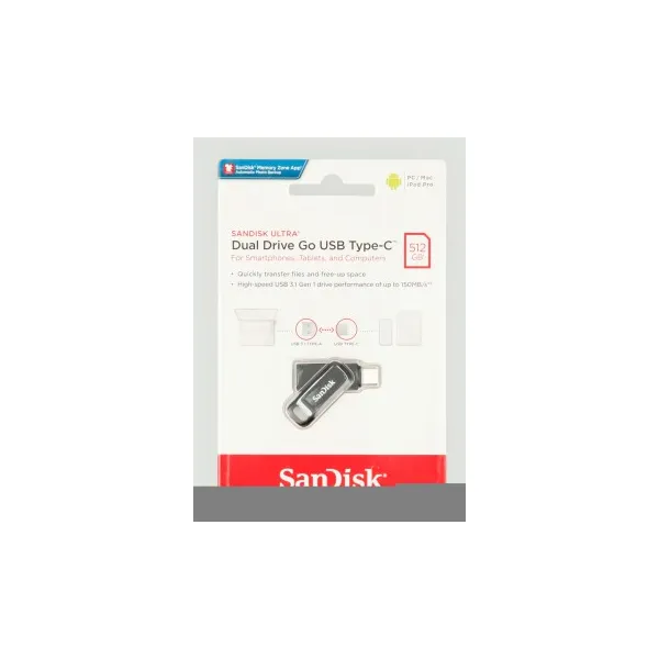 Flash disk SanDisk Ultra Dual Drive Go 512GB SDDDC3-512G-G46