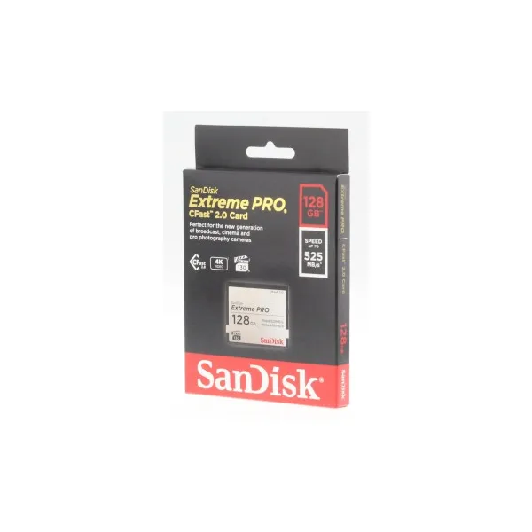 SanDisk Extreme Pro CFAST 2.0 128 GB 525 MB/s VPG130 nahrada za 139716 85235110