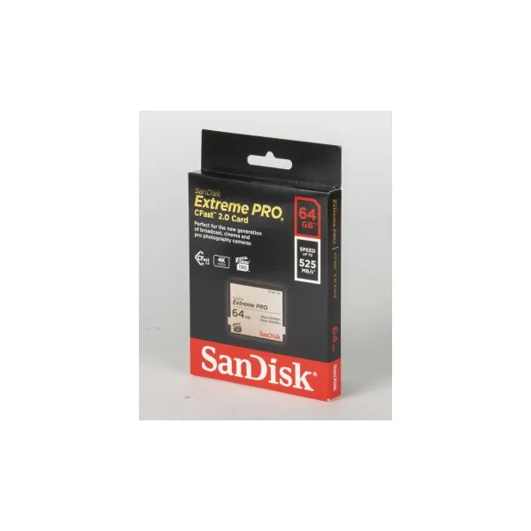 SanDisk Extreme Pro CFAST 2.0 64 GB 525 MB/s VPG130 NAHRADA ZA 139715 85235110