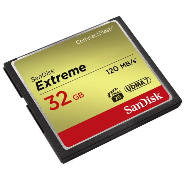 SanDisk Compact Flash 32GB Extreme (R:120/W:85 MB/s) UDMA7