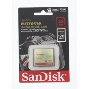 SanDisk Compact Flash 32GB Extreme (R:120/W:85 MB/s) UDMA7