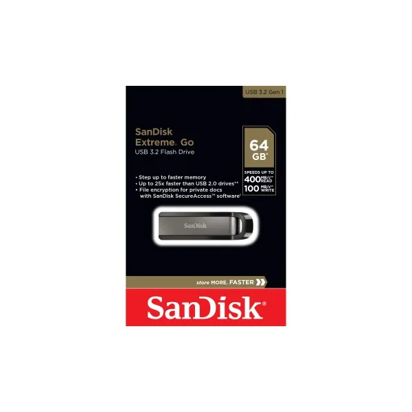 SanDisk Flash Disk 64GB Extreme Go, USB 3.2