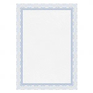 Certifikačný papier APLI A4 modrý 115g 25 hárkov