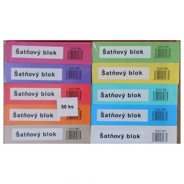 Igaz 966 Šatňový blok- farebný / tombola