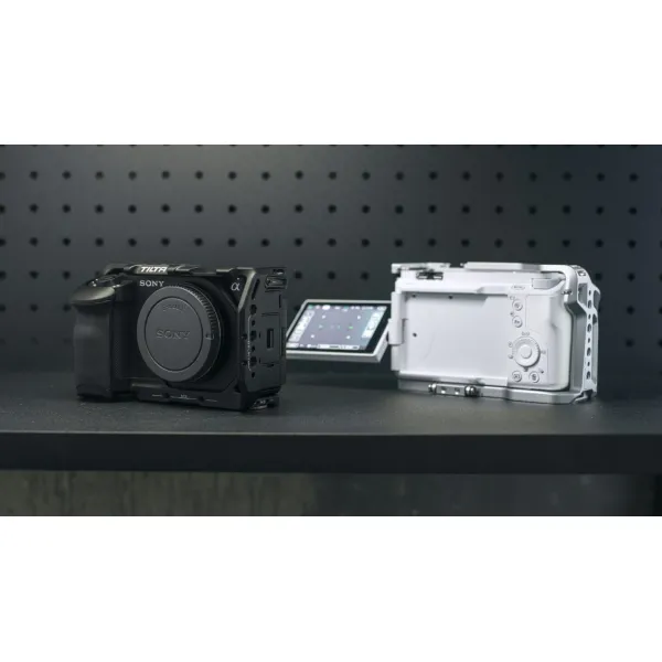 Tilta Klietka na fotoaparát pre súpravu Sony ZV-E1 Pro – strieborná 27728