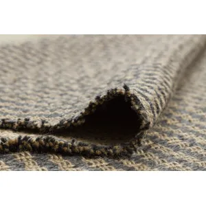 Koberec JUTE 3650 so strapcami čierny / béžový