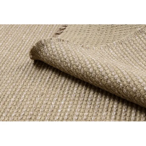 Koberec JUTE 3652 so strapcami, tmavobéžový