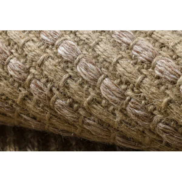 Koberec JUTE 3652 so strapcami, tmavobéžový