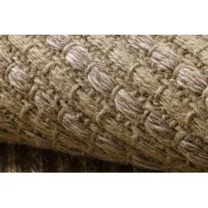 Koberec JUTE 3652 so strapcami, tmavobéžový